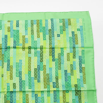 Hermes Silk Carre 90 the Rhythm of China Scarf Green