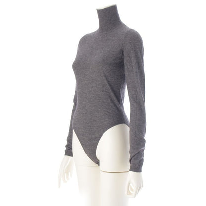 Dior Cashmere Silk Top Bodice Turtleneck Long Sleeve Knit