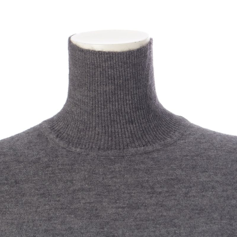 Dior Cashmere Silk Top Bodice Turtleneck Long Sleeve Knit