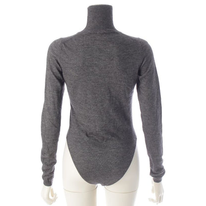 Dior Cashmere Silk Top Bodice Turtleneck Long Sleeve Knit