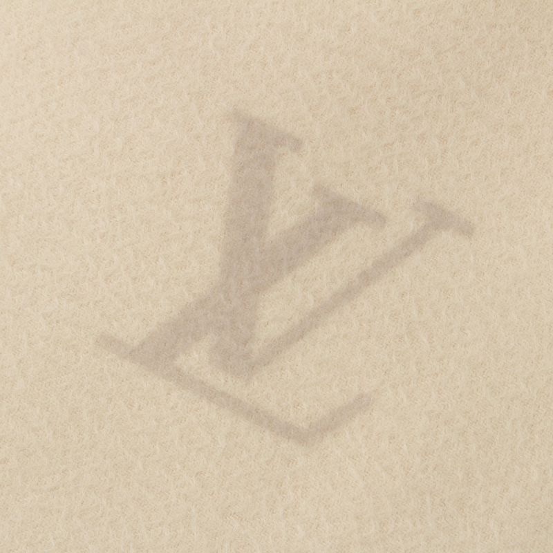 Louis Vuitton Cashmere Echarpe Jelum Scarf Ivory