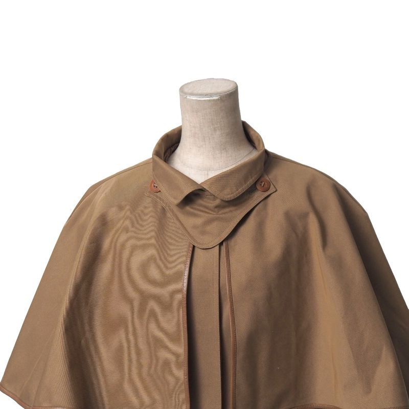 Gucci Vintage Trench Coat 42 Belted Long Leather