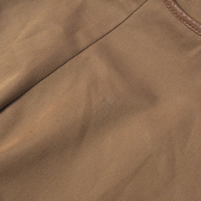 Gucci Vintage Trench Coat 42 Belted Long Leather