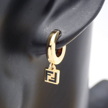 Fendi Forever Hoop Earrings Gold