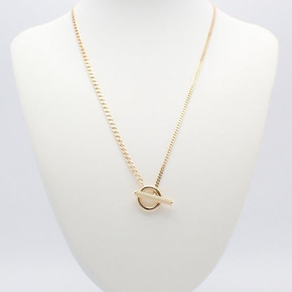 Bottega Veneta Toggle Necklace Gold