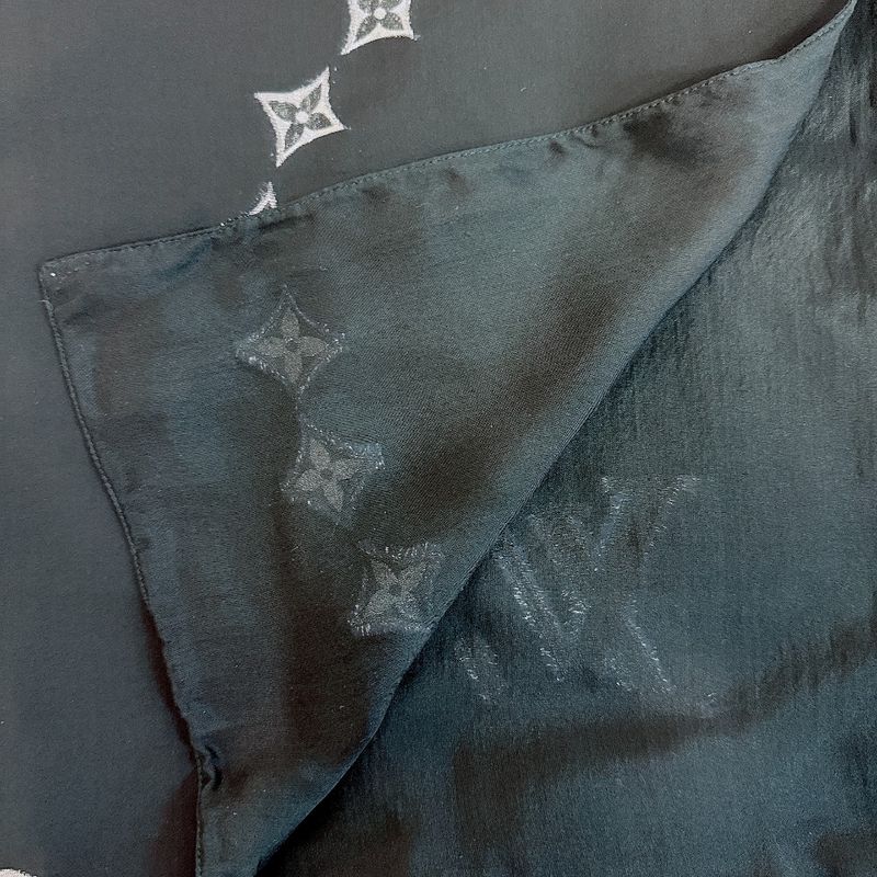 Louis Vuitton Etole Monte Carlo Cashmere Shawl Black