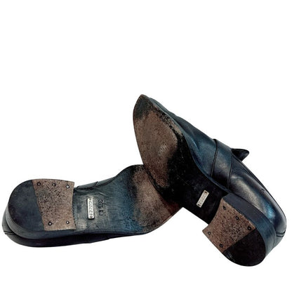 Gucci Business Shoes Interlocking Leather Black