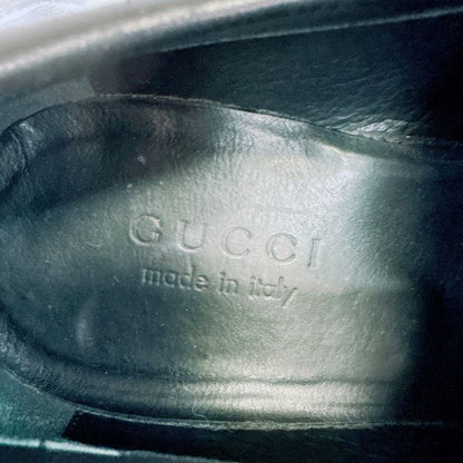 Gucci Business Shoes Interlocking Leather Black