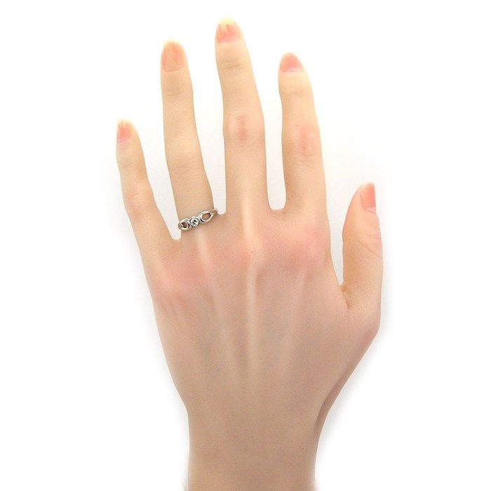 Tiffany & Co Ring Double Open Teardrop Point Diamond
