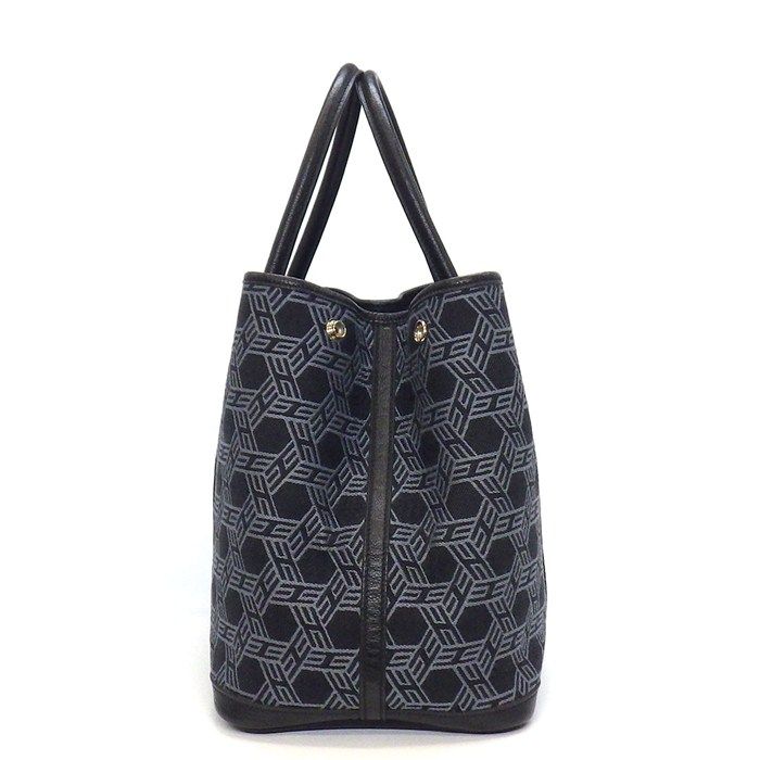 Hermes Tote Garden Party PM Navy Towarso Ash Buffalo Skipper