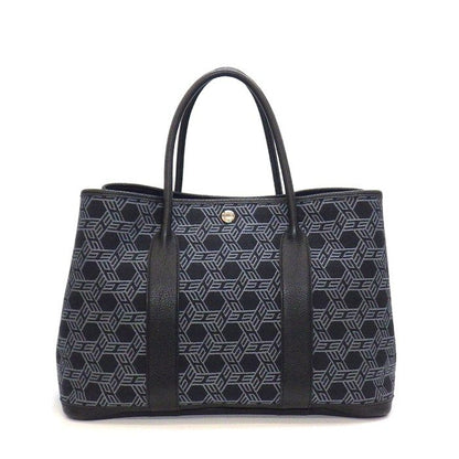 Hermes Tote Garden Party PM Navy Towarso Ash Buffalo Skipper
