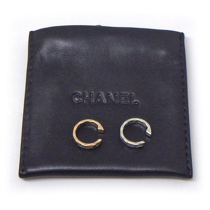 Chanel Coco Crush Hoop 5 Points Diamond 18K White Gold Pouch