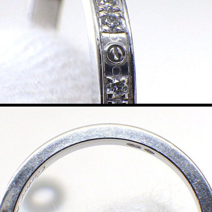 Cartier Ring Love Sleeve Diamond Black Ceramic 18K White Gold 49