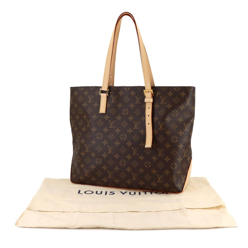 Louis Vuitton Monogram Mezzo Tote Brown Gold