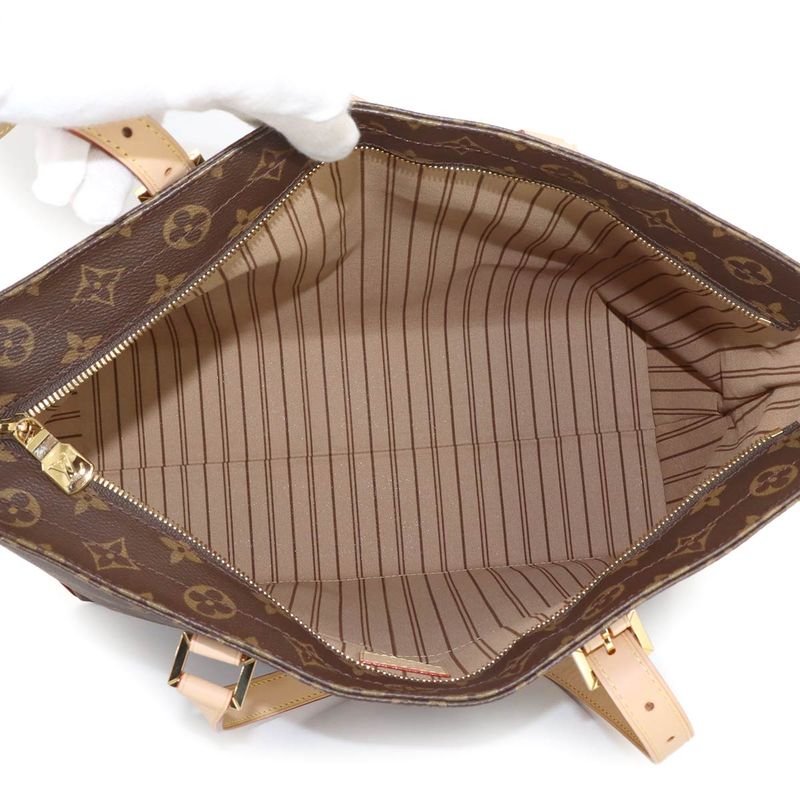 Louis Vuitton Monogram Mezzo Tote Brown Gold