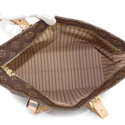 Louis Vuitton Monogram Mezzo Tote Brown Gold