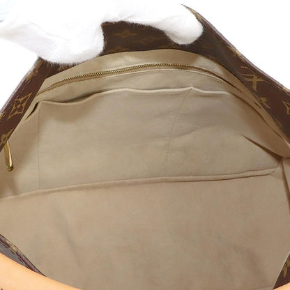 Louis Vuitton Monogram MM Shoulder Bag Brown Gold Artsy