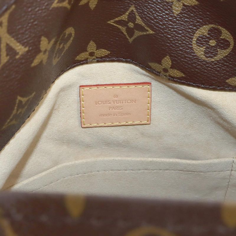 Louis Vuitton Monogram MM Shoulder Bag Brown Gold Artsy