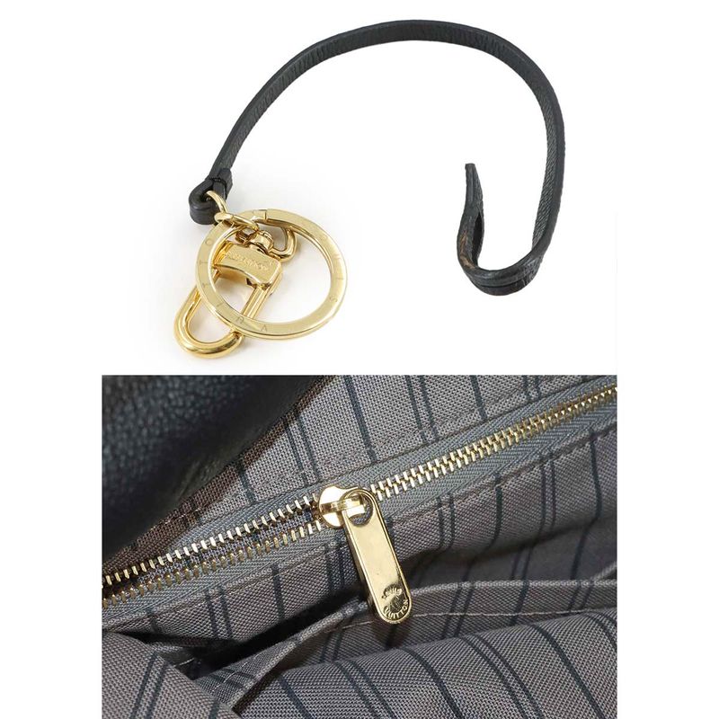 Louis Vuitton Monogram Empreinte A-z-mm Shoulder Bag Leather Noir Black