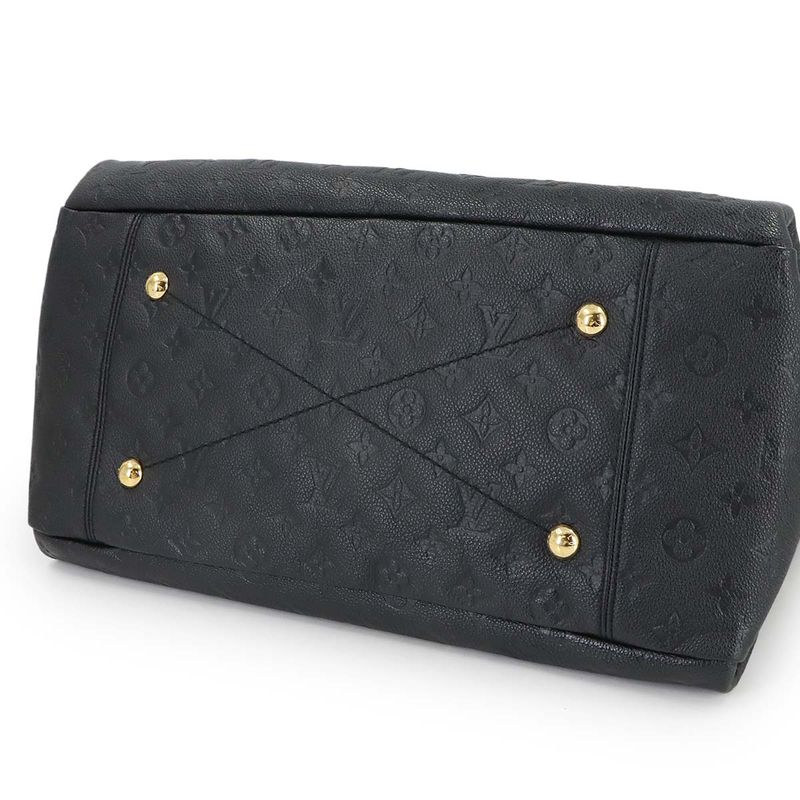 Louis Vuitton Monogram Empreinte A-z-mm Shoulder Bag Leather Noir Black