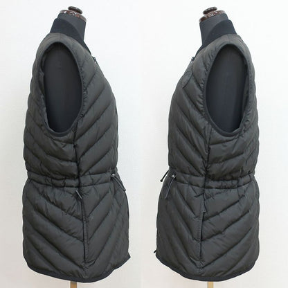 Hermes Logo Quilted Down Vest Listed 40 Black