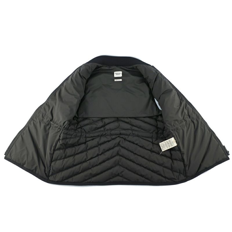 Hermes Logo Quilted Down Vest Listed 40 Black