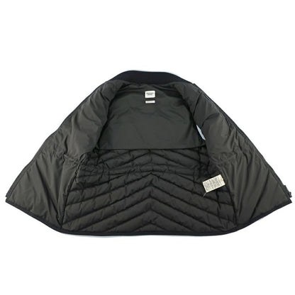 Hermes Logo Quilted Down Vest Listed 40 Black