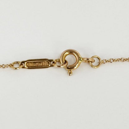 Tiffany & Co Necklace Bow Ribbon Mini Pendant 750 18k Rose Gold