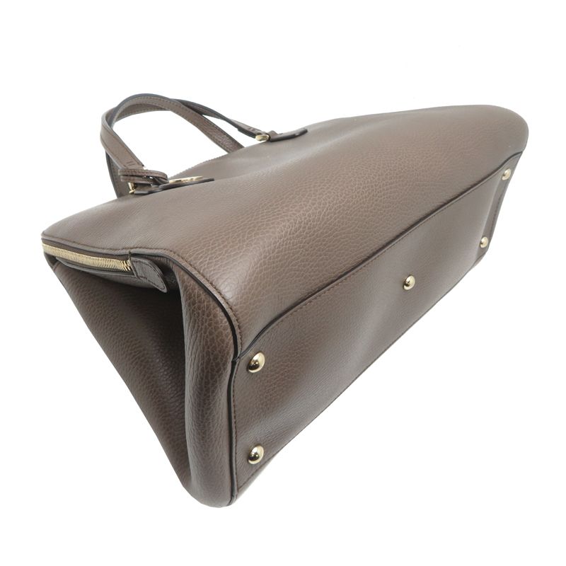 Gucci Handbag Leather Brown