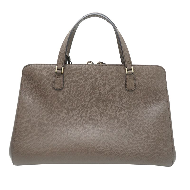 Gucci Handbag Leather Brown