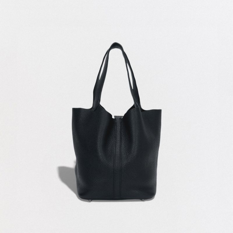 Hermes Picotin Lock MM 22 Tote Noir Black