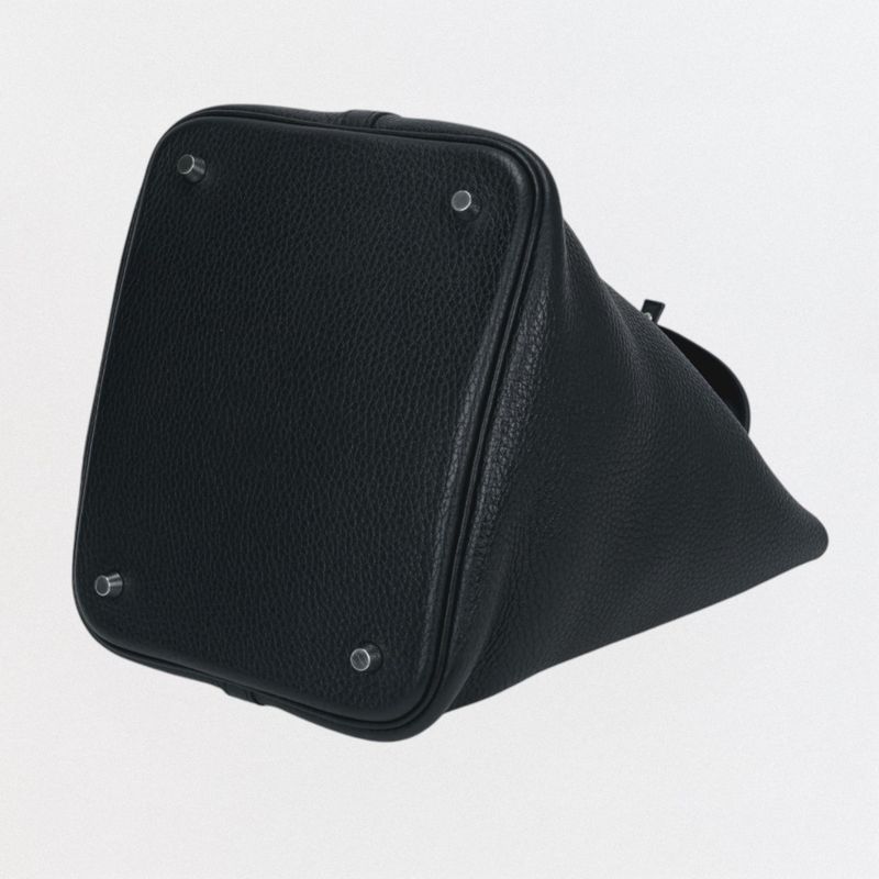 Hermes Picotin Lock MM 22 Tote Noir Black
