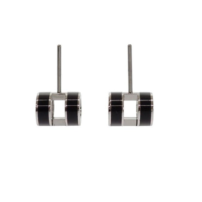 Hermes Pop Hearrings Metal Black Silver Standard Shirt Of And The Shine Of