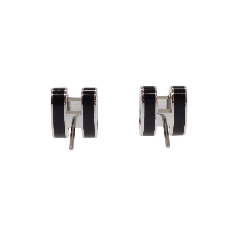 Hermes Pop Hearrings Metal Black Silver Standard Shirt Of And The Shine Of