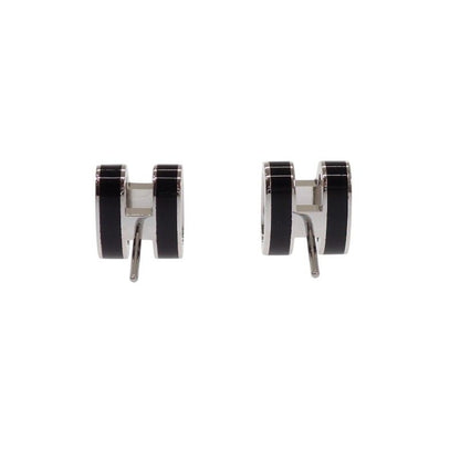 Hermes Pop Hearrings Metal Black Silver Standard Shirt Of And The Shine Of
