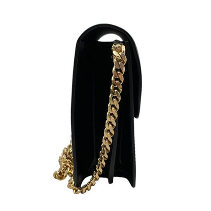 Celine Shoulder Bag Carre Calfskin Triomphe Chain