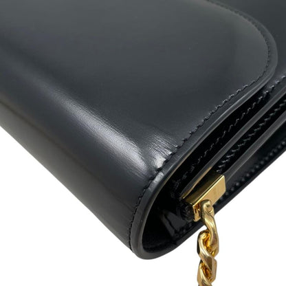 Celine Shoulder Bag Carre Calfskin Triomphe Chain
