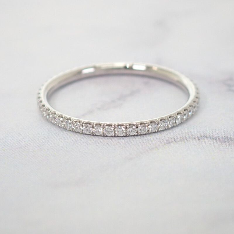 Harry Winston Micropave Band Ring Small