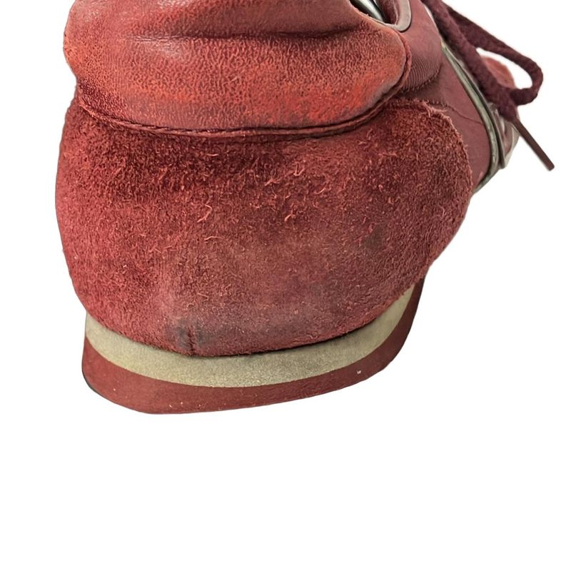 Gucci Sneakers 7.5 Gold Bordeaux