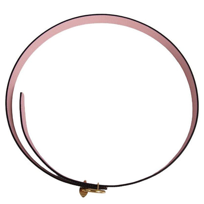 Hermes Belt Leather Medle Buckle Greige Pink