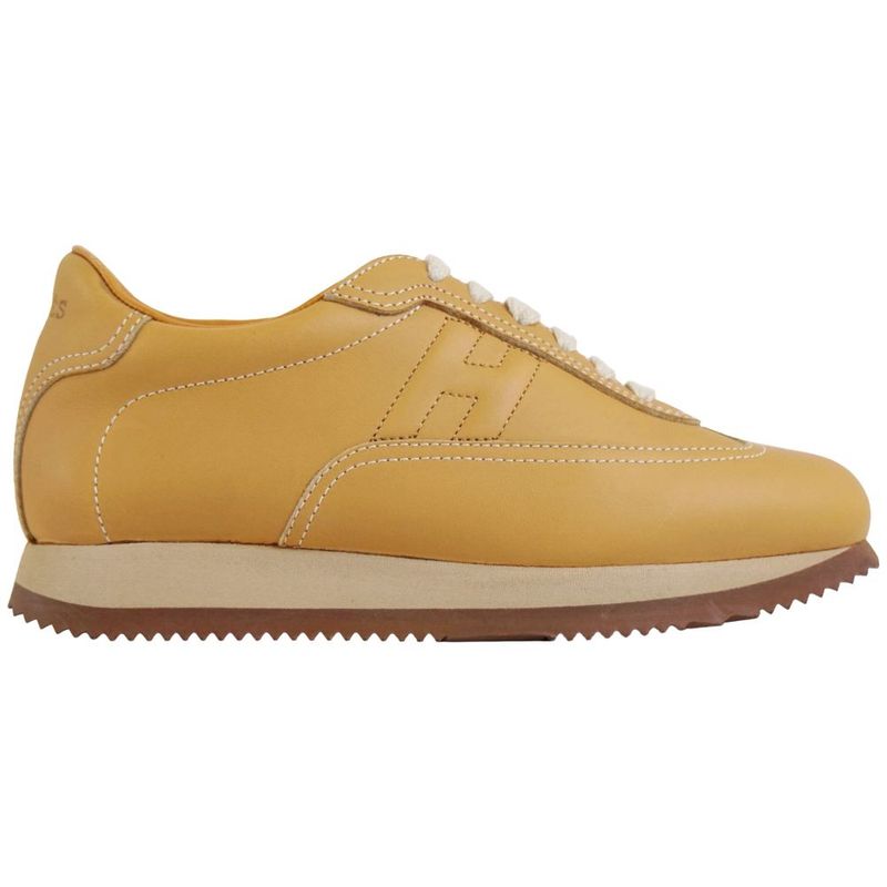 Hermes Sneakers Low Cut Logo Quick Leather
