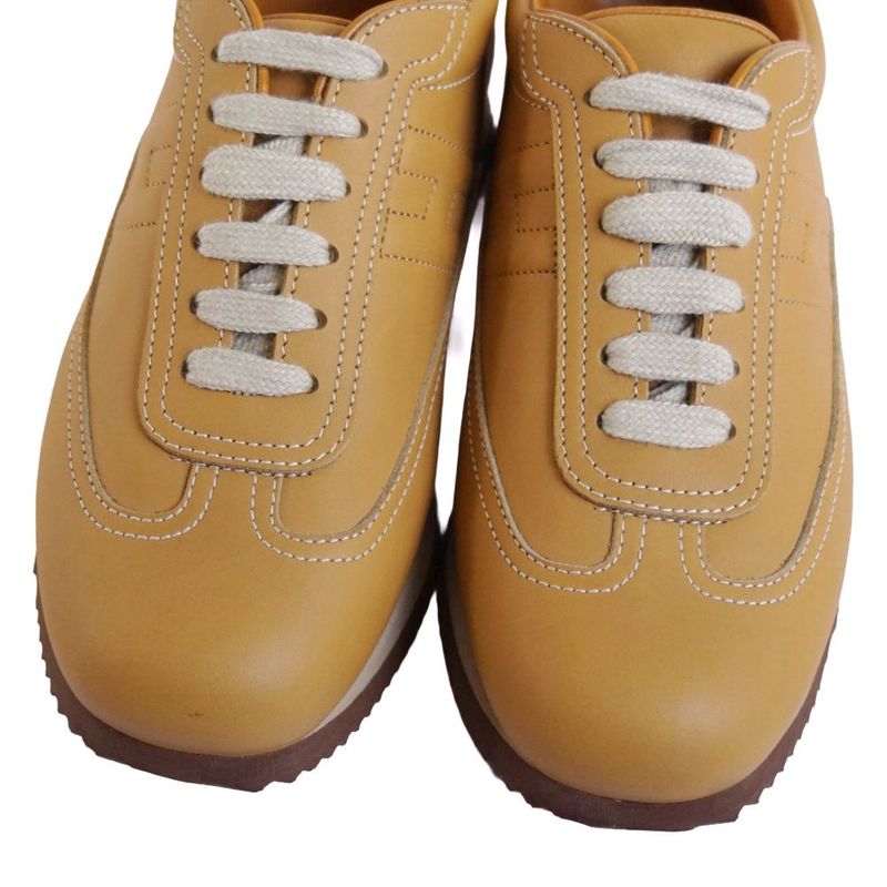 Hermes Sneakers Low Cut Logo Quick Leather