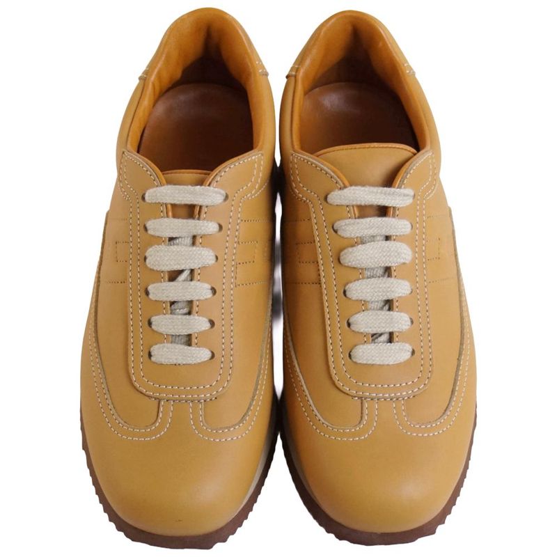 Hermes Sneakers Low Cut Logo Quick Leather