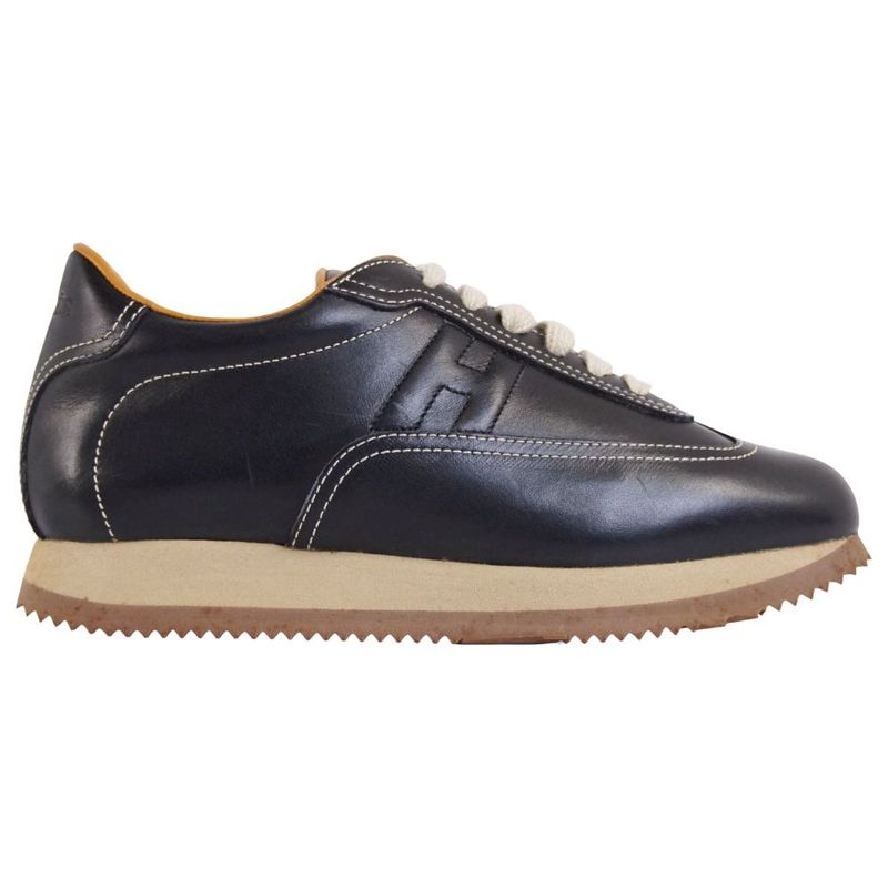Hermes Sneakers Low Cut Logo Quick Leather