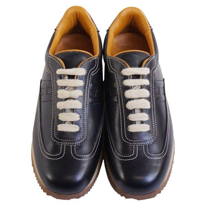 Hermes Sneakers Low Cut Logo Quick Leather