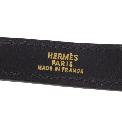 Hermes Glove Holder Box Calf Navy Gold Charm