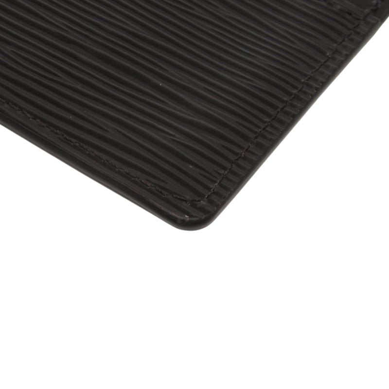 Louis Vuitton Porte Cartes Sample Epi Leather Epi Noir Black Card Case