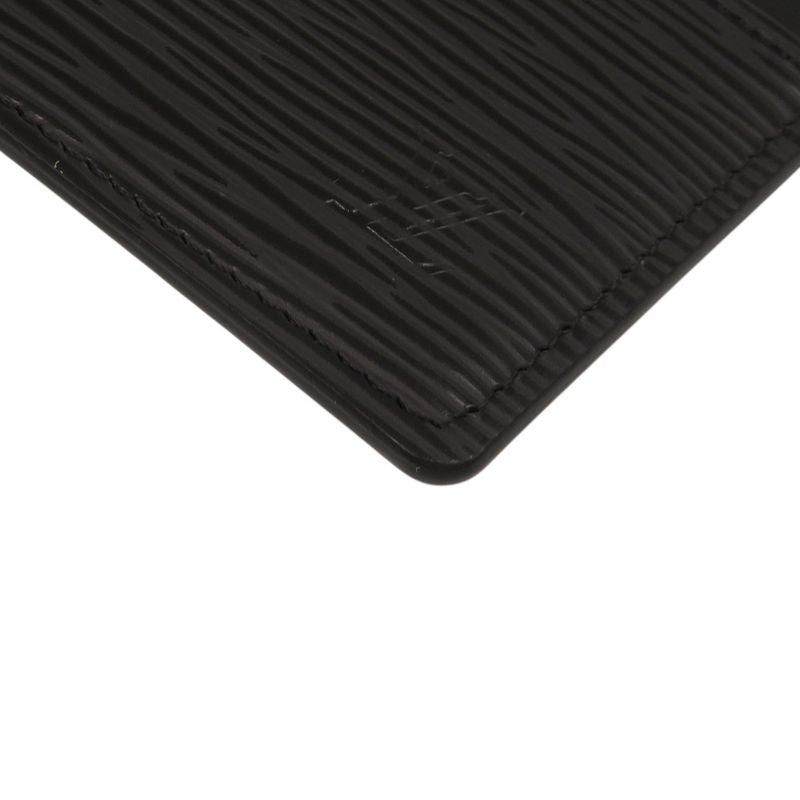 Louis Vuitton Porte Cartes Sample Epi Leather Epi Noir Black Card Case
