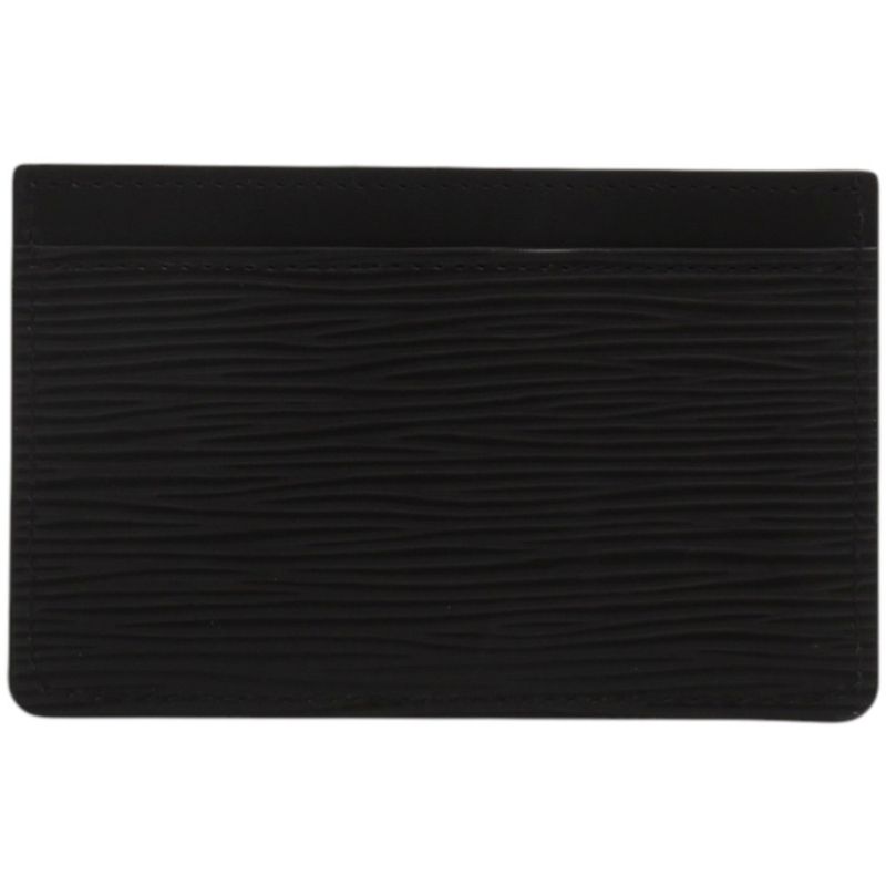 Louis Vuitton Porte Cartes Sample Epi Leather Epi Noir Black Card Case