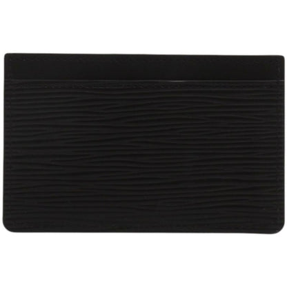 Louis Vuitton Porte Cartes Sample Epi Leather Epi Noir Black Card Case